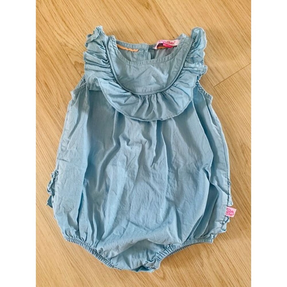 Bubble Romper RUFFLEBUTTS 100% cotton 12-18M